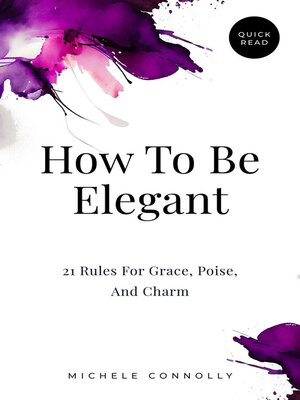 cover image of How to Be Elegant